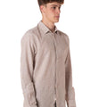 camicia lino uomo beige 22012321BEIGE ONLY & SONS
