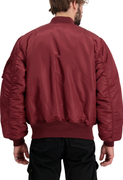 Bomber Ma-1 Reversibile Unisex Burgundy 