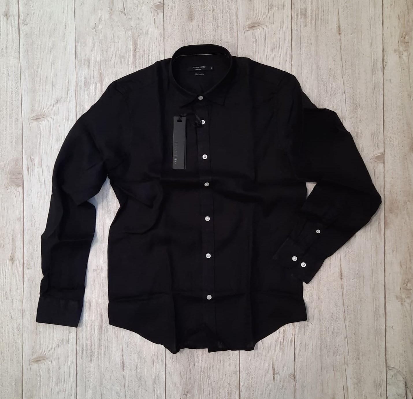 GIANNI LUPO CAMICIA BASICA NERO GL719SBLKBLACK GIANNI LUPO