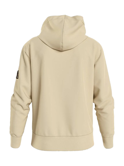 Felpa Cappuccio Badge Uomo Beige J303430AAT CALVIN KLEIN