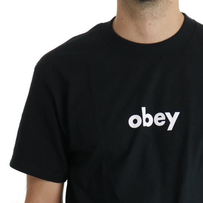 tshirt lower case uomo nero 165263411NERO OBEY
