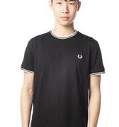 T-shirt Girocollo Uomo Nera 