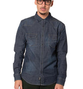 Camicia Denim Uomo BTC036BLU TELAMIRA