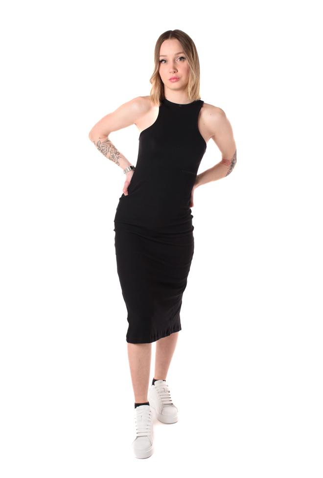 Tutina lunga a coste donna nera HMABW217NERO HINNOMINATE