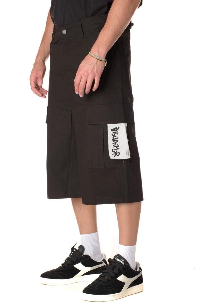 Bermuda Cargo Uomo 55022NERO DISCLAIMER