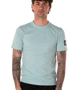 Tshirt Badge Uomo J302348CELESTE CALVIN KLEIN