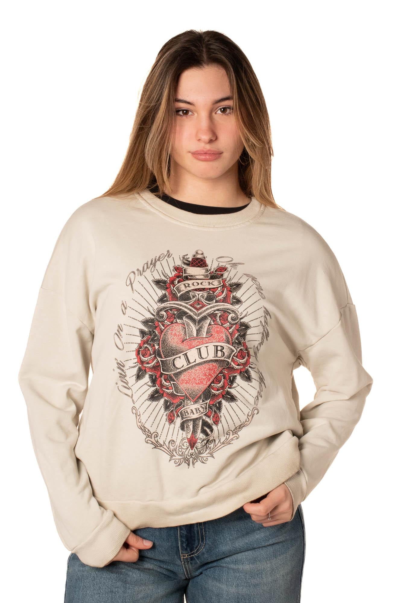 Felpa Graphic Donna 