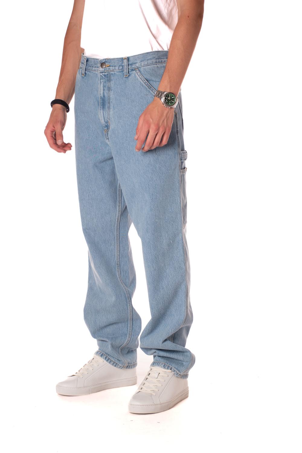 jeans single knee uomo IO32024CELESTE CARHARTT