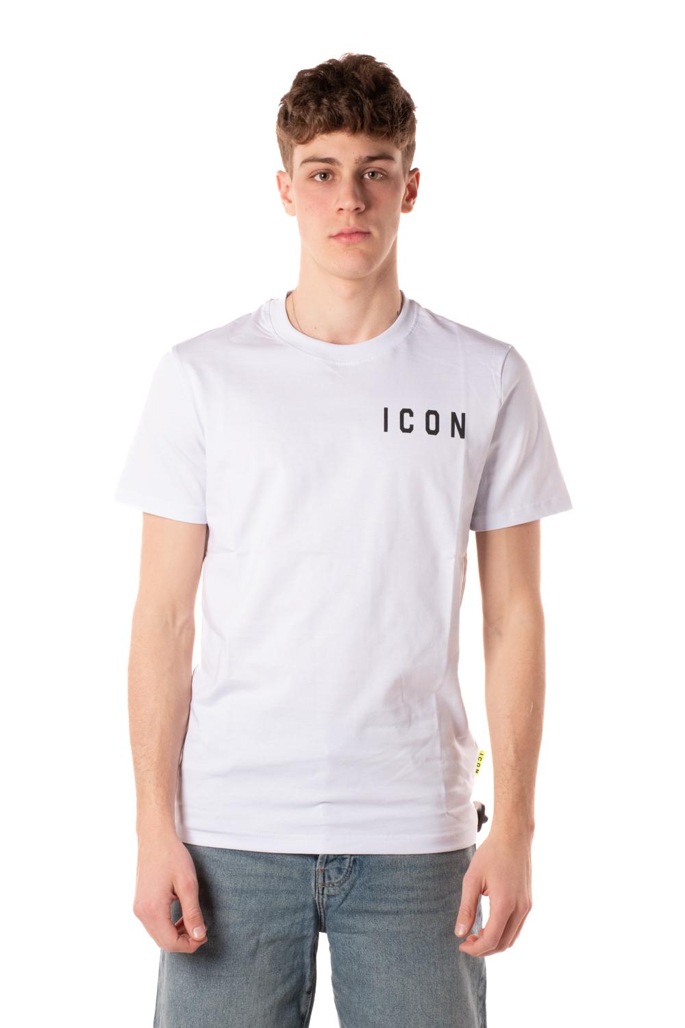 Tshirt Logo Small Uomo IU9019TBIANCO ICON