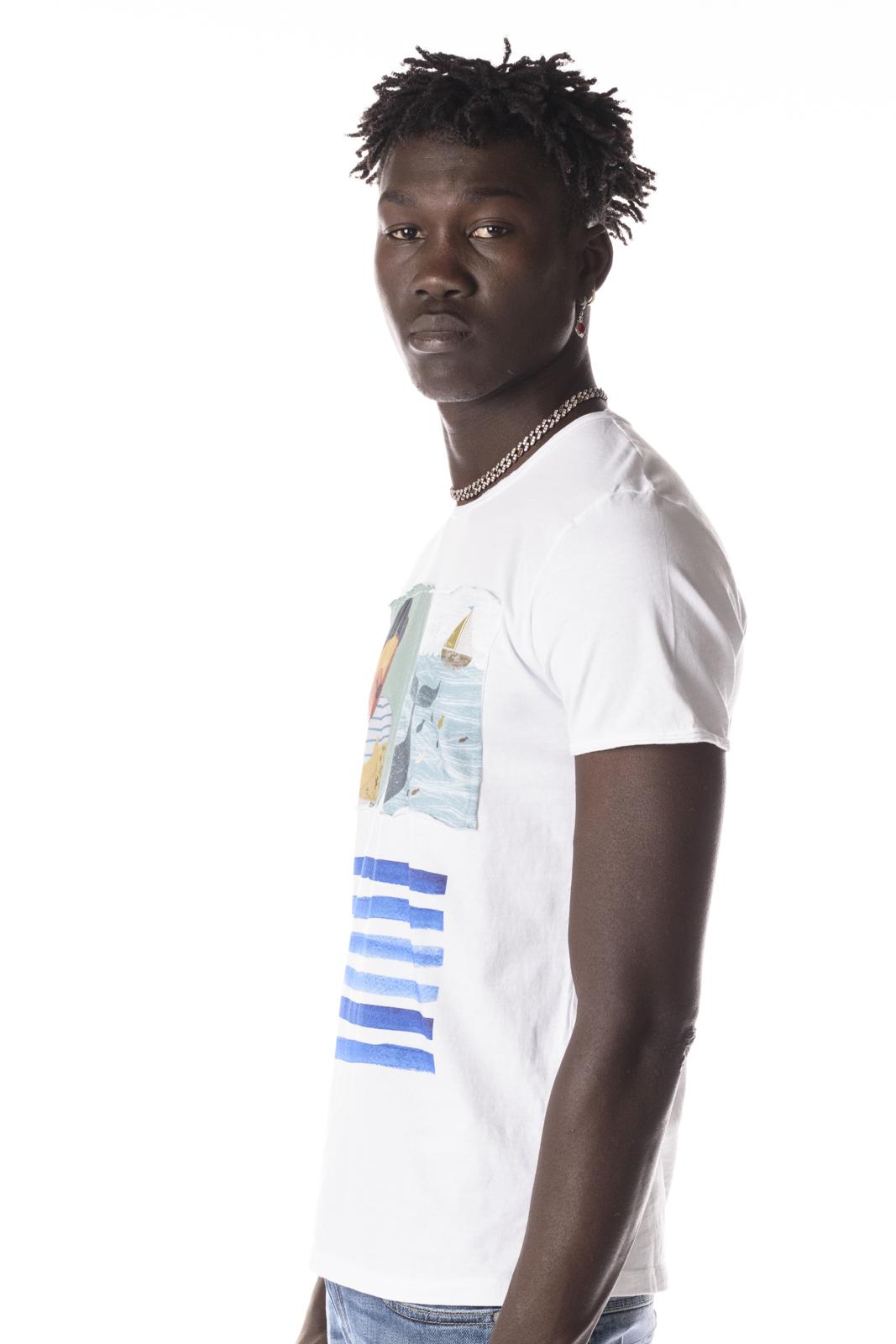 Identiko T-shirt  Patch Sailor Uomo PATCH SAILORBIANCO IDENTIKO