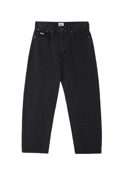 Jeans bigwig baggy uomo faded black 