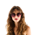 Occhiali Sole Monica Unisex Havana Pink 