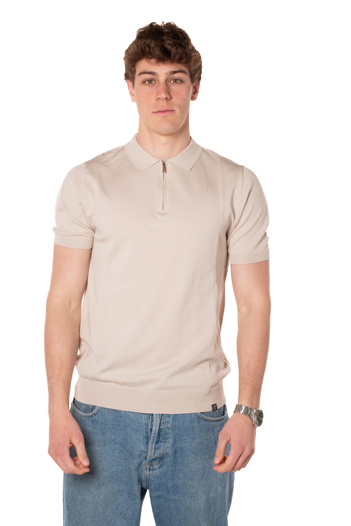 Polo Zip Maglia Uomo 