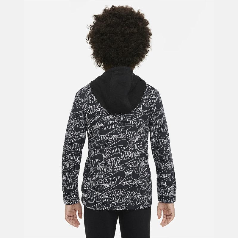 Nike Felpa Tasca Zip Bambino 86J057-023NERO NIKE