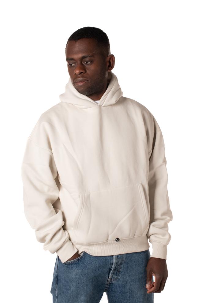 Felpa Over Uomo SC HOODIEBEIGE PROHIBITED