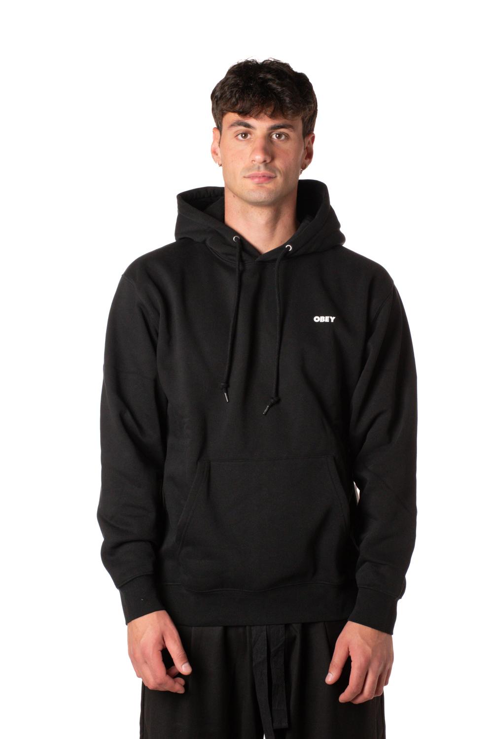 Felpa Bold Uomo 112842349NERO OBEY
