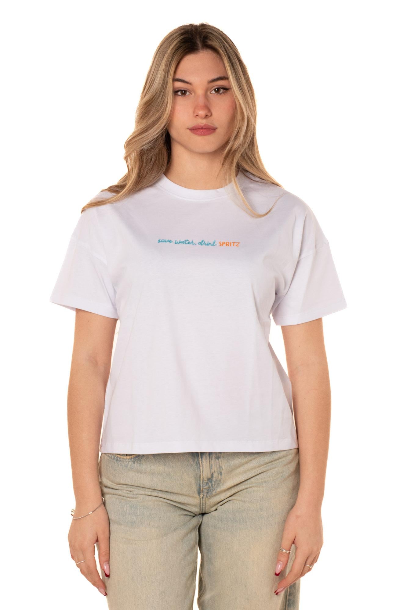 Tshirt Save Water Donna 