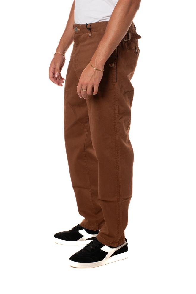 Pantaloni Chino Uomo M252300MARRONE BERNA
