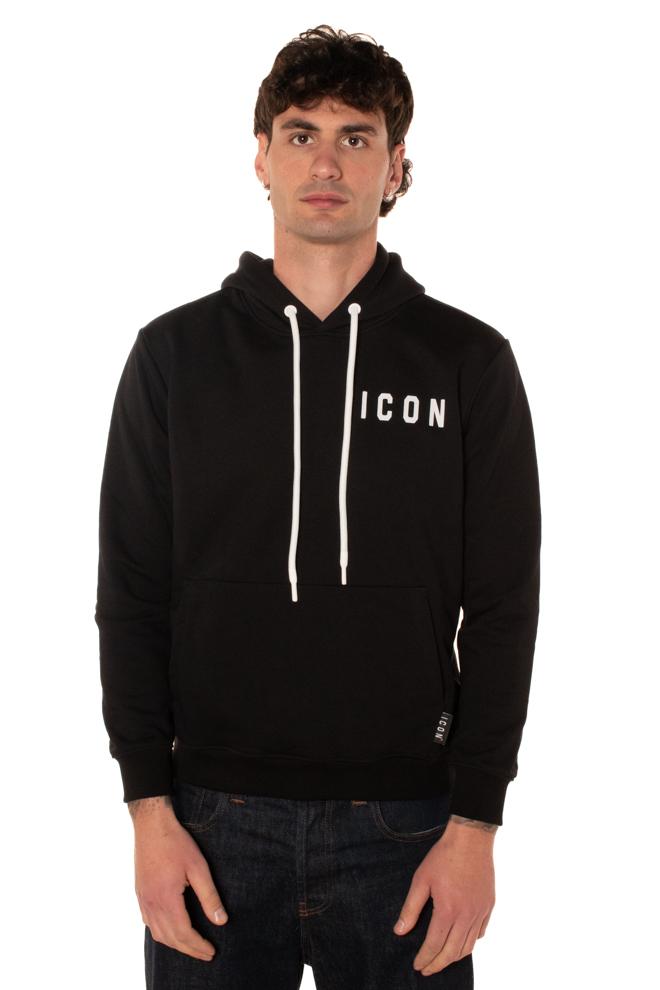 Felpa Minilogo Uomo F008NERO ICON