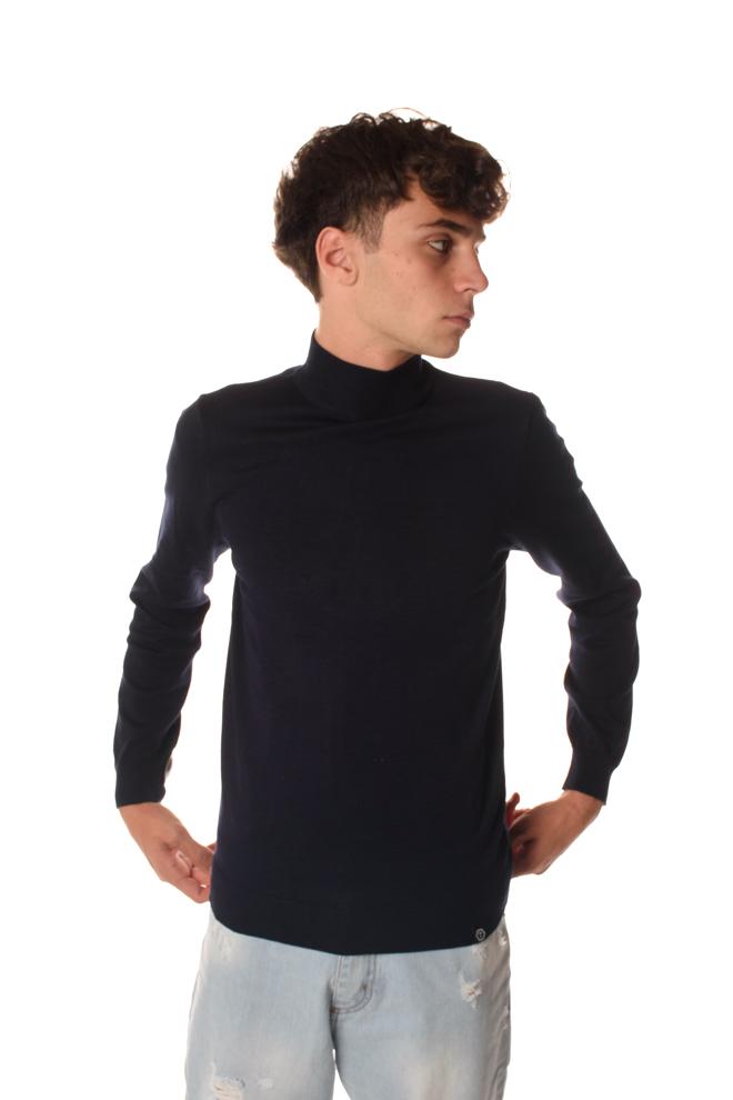 lupetto viscosa uomo RTM03BLU TELAMIRA