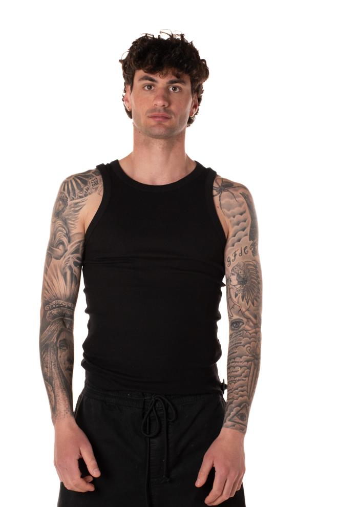 Canotta Rib Uomo J307269NERO CALVIN KLEIN