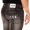 Jeans Distressed Uomo 