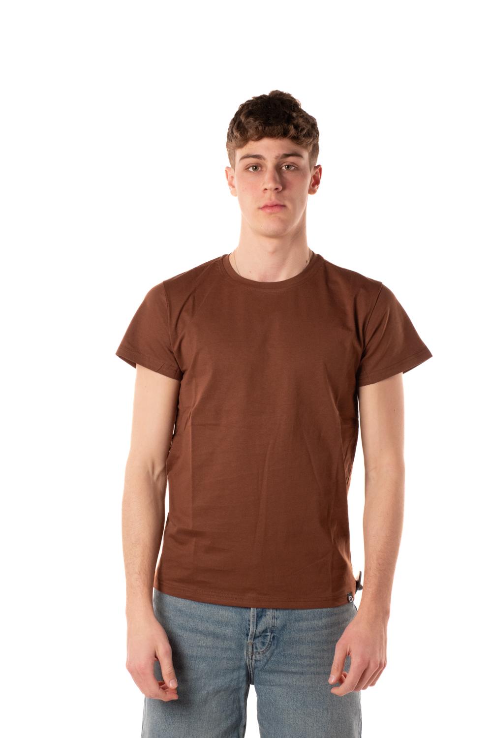 Tshirt Basic Uomo TS-238MARRONE TELAMIRA