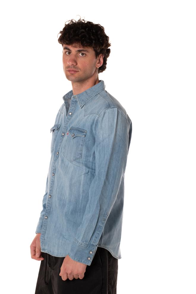 Camicia Western Denim Uomo 85744-0047CELESTE LEVIS