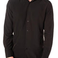 camicia basic uomo nera LPNH5566NERO LANDEK PARK