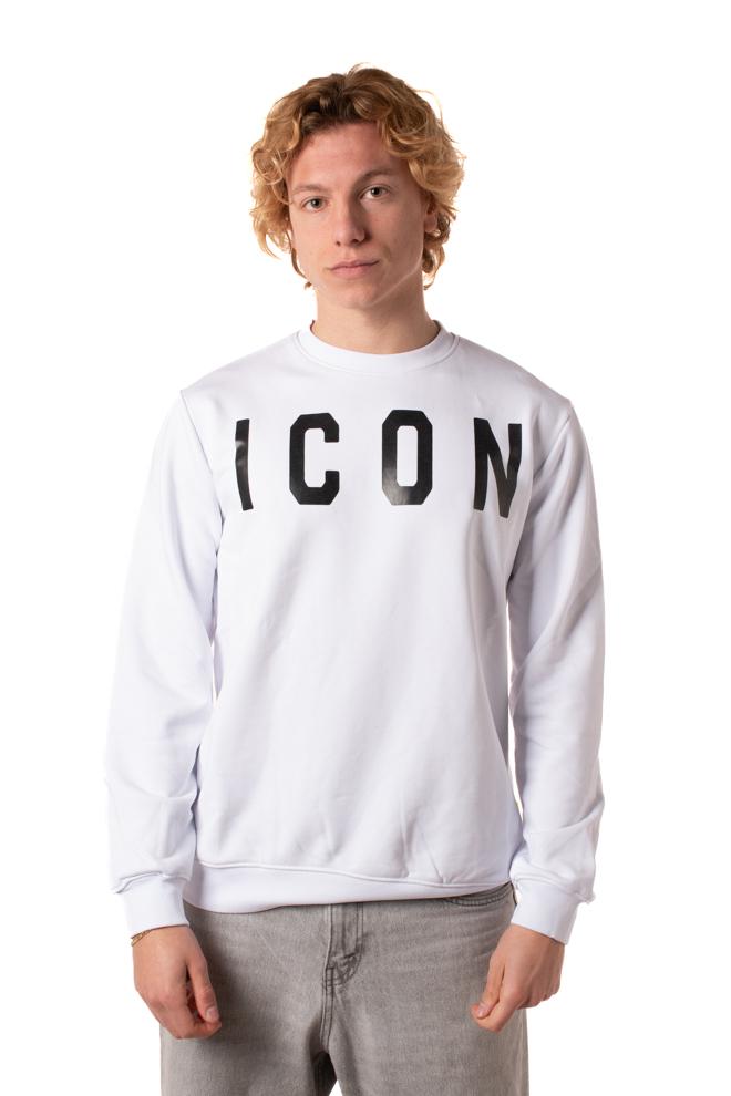 Felpa Blk Uomo F001BIANCO ICON