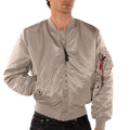 Bomber MA-1 Uomo F100101GRIGIO ALPHA INDUSTRIES