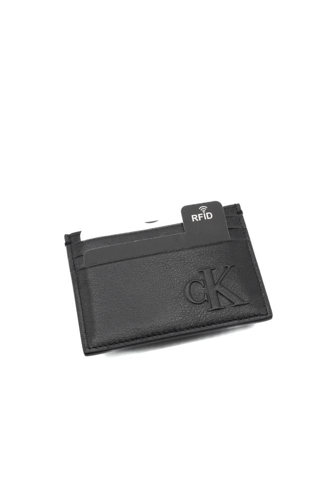 Portatessere Logo Embroired Uomo LV1070NERO CALVIN KLEIN