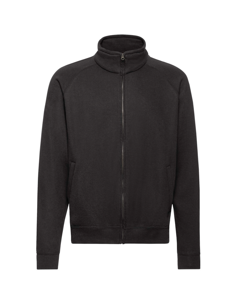 Felpa Classic Full Zip Unisex Nero CLASSICFULLZIPNERO FRUIT OF THE LOOM