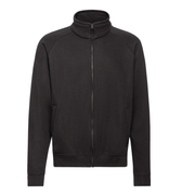 Felpa Classic Full Zip Unisex Nero CLASSICFULLZIPNERO FRUIT OF THE LOOM