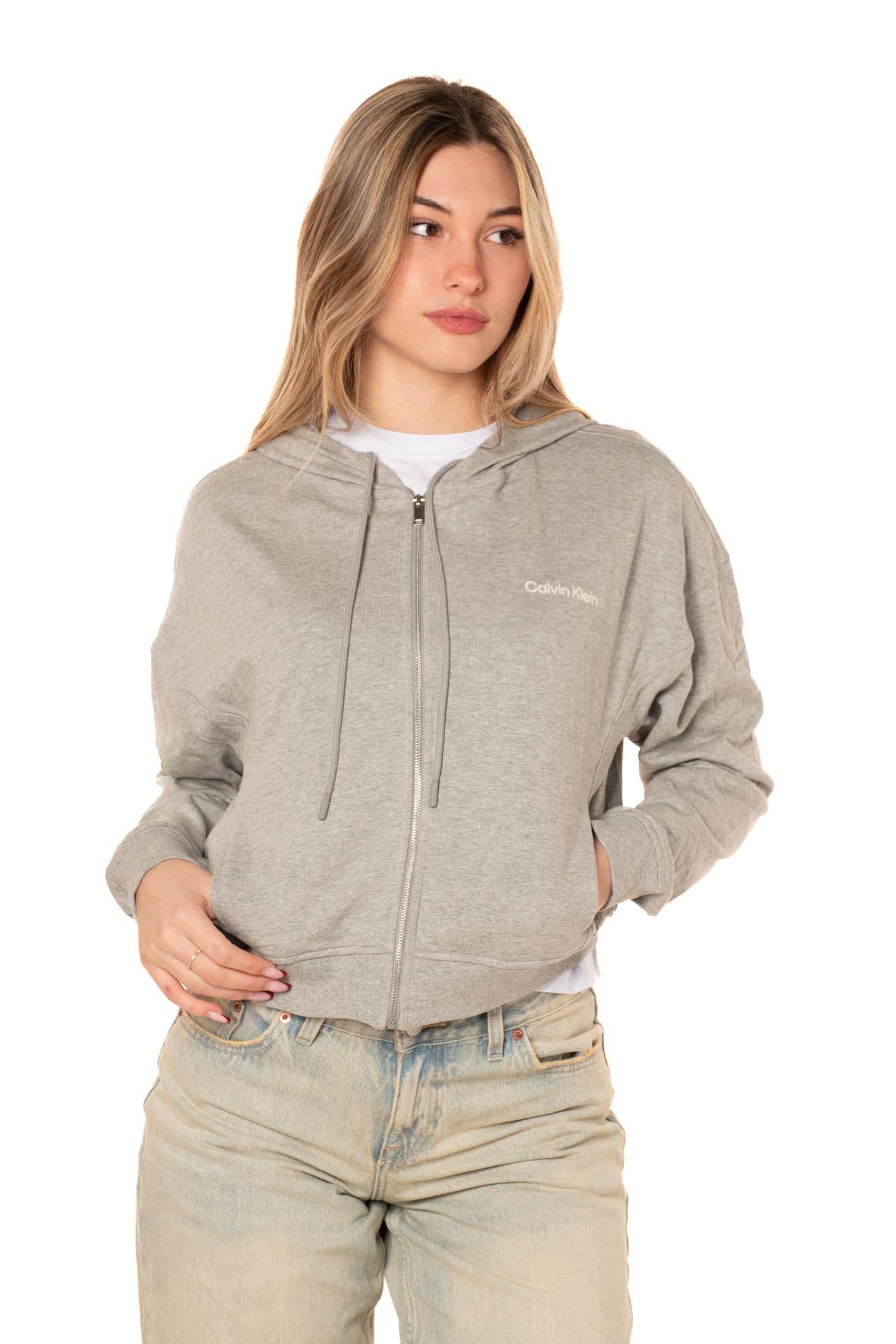 Felpa Zip Donna 