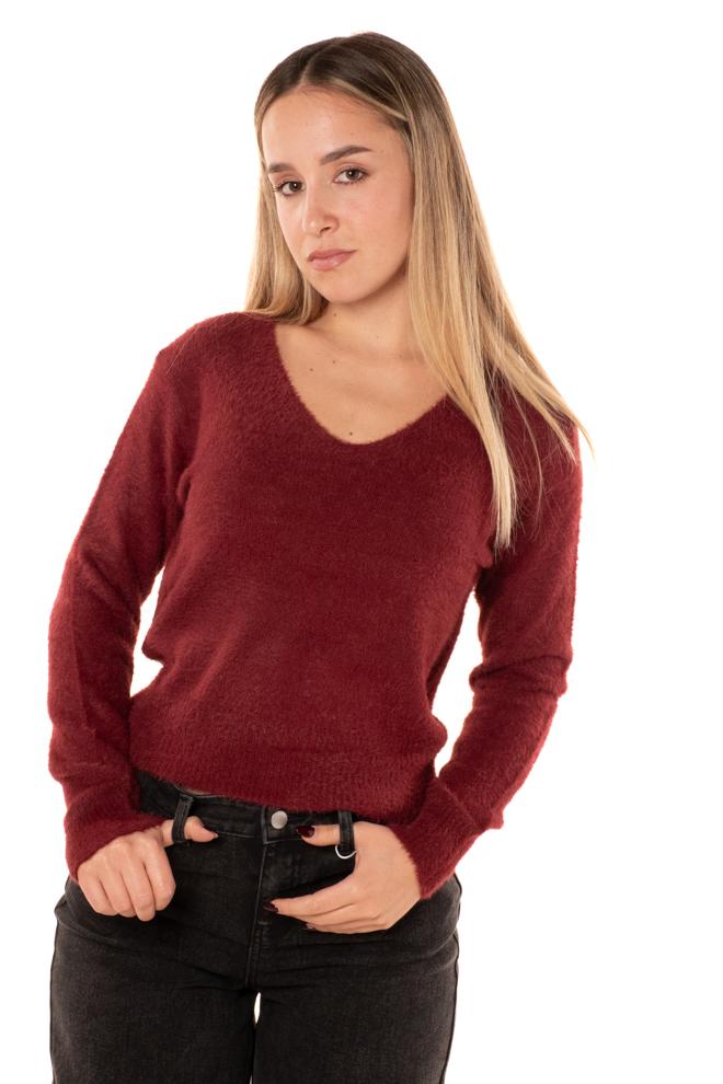 Pullover Lella Piumo Donna 15259562ROSSO ONLY