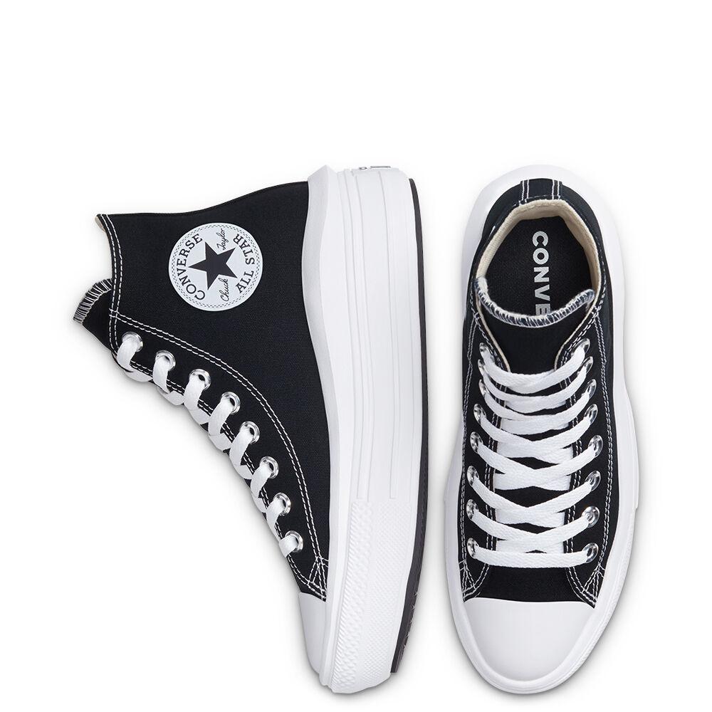 CONVERSE SNEAKERS CHUCK TAYLOR ALL STAR MOVE BLACK/WHITE 568497CBLK/NTL CONVERSE