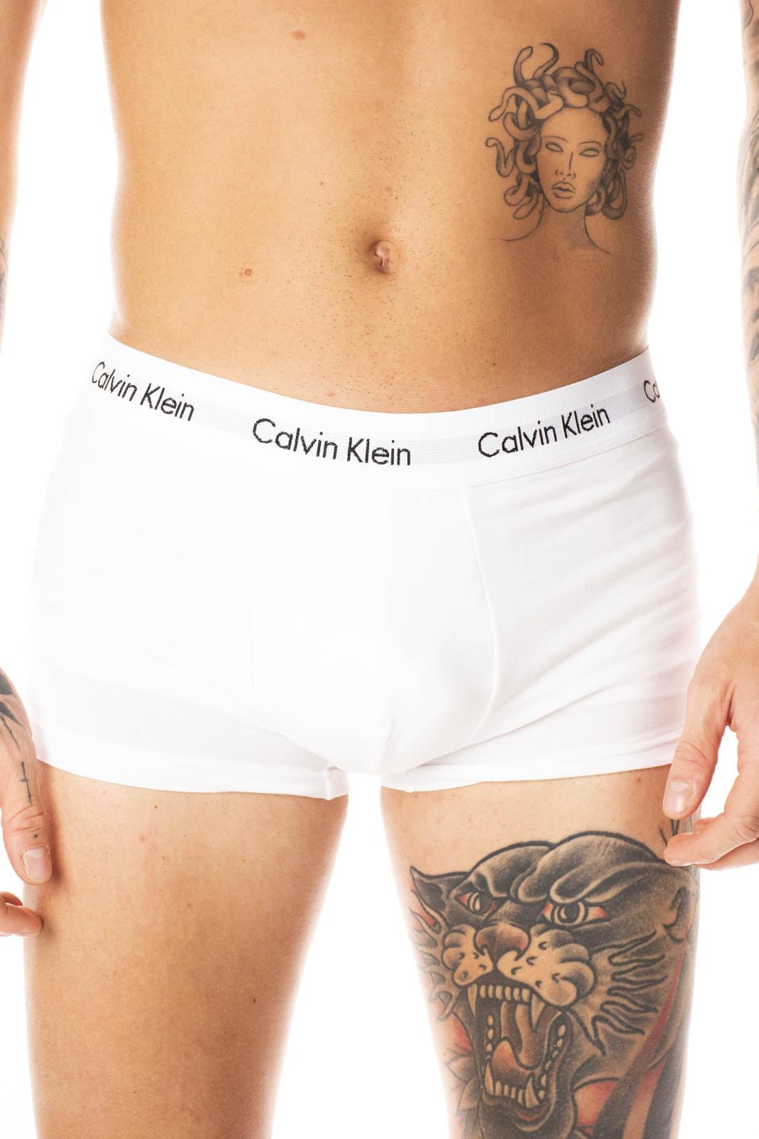Calvin Klein Boxer Cotton Stretch 3-Pack Uomo U2664G-100BIANCO CALVIN KLEIN