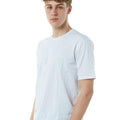 T-Shirt Cotone Fiammato Uomo Bianca 