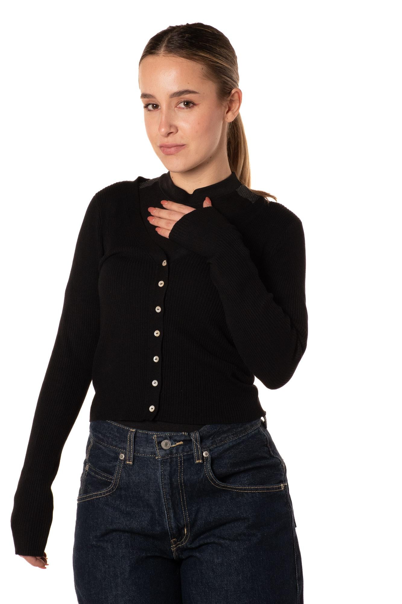 Cardigan V Neck Donna 