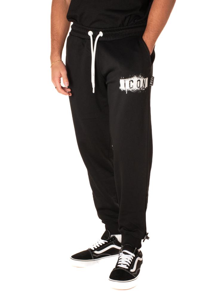 Jogger Paintlogo Uomo P005NERO ICON