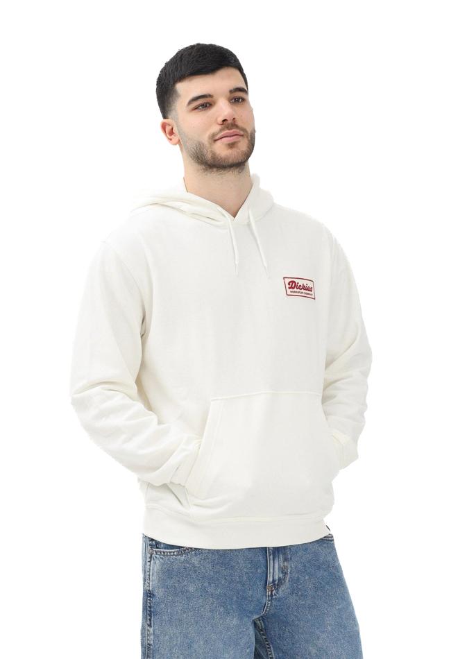 Felpa Lewistown Uomo DK0A8683BIANCO DICKIES