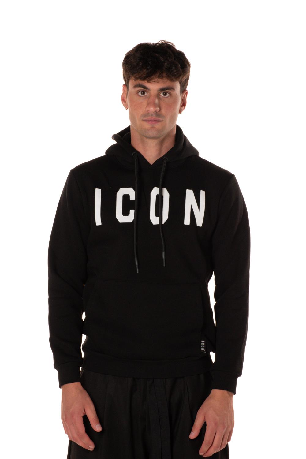 Felpa Logo Uomo IU9016FCNERO ICON