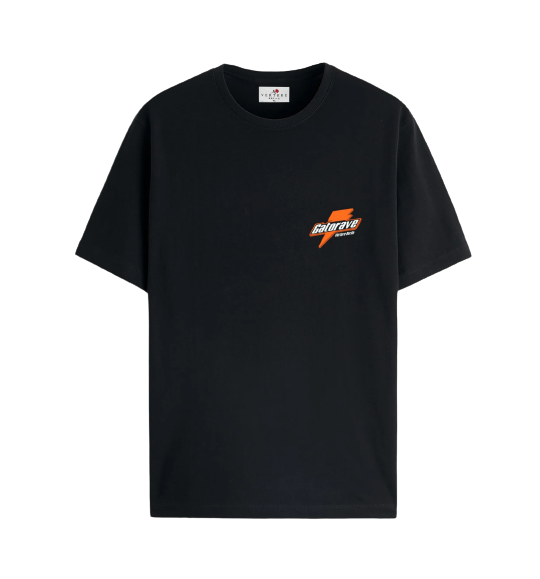 T-Shirt Gatorave Uomo Nera 