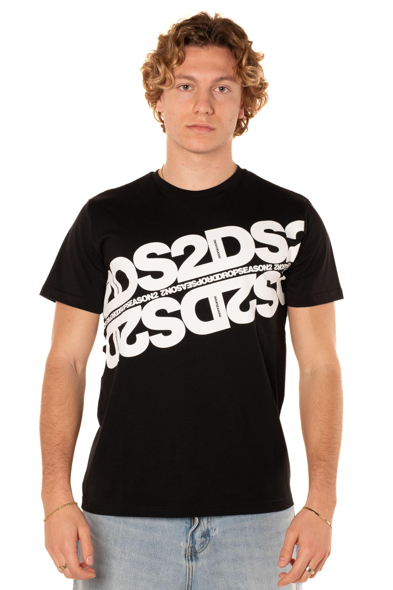 Tshirt Vertical Logo Uomo 