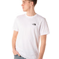 t shirt simple dome uomo NF0A87NGBIANCO THE NORTH FACE