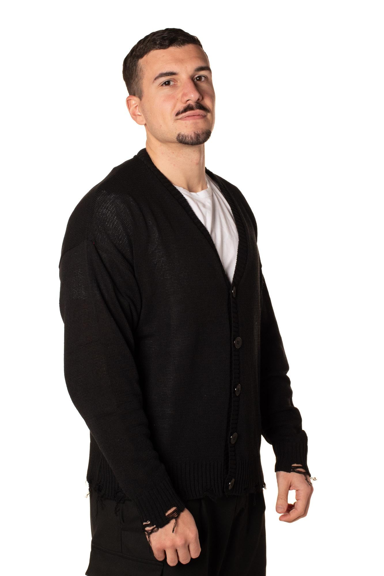 Cardigan Broken Uomo 