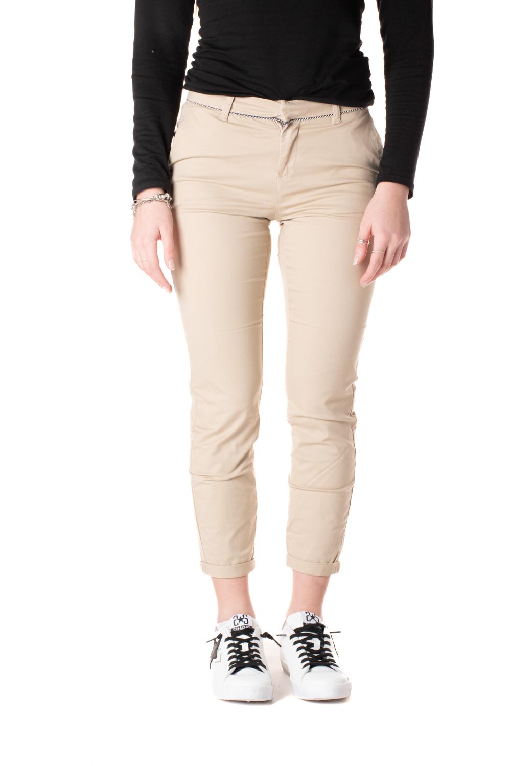 Pantalone Biana Chino Donna 15338655BEIGE ONLY