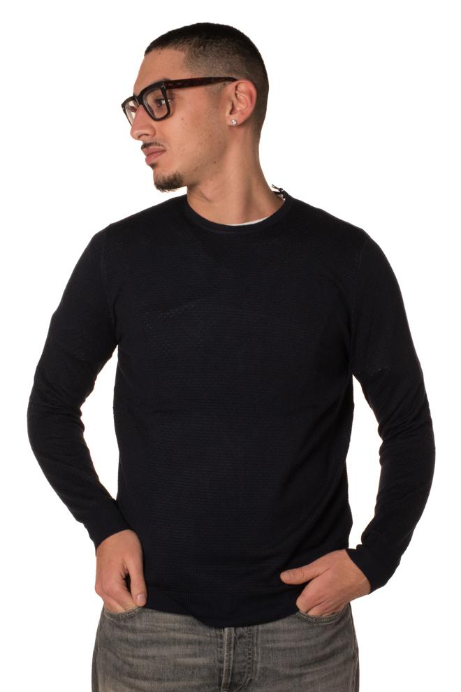 Maglioncino Basic Uomo BTM05137BLU TELAMIRA