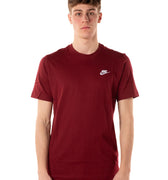 Tshirt Logo Uomo AR4997-677ROSSO NIKE